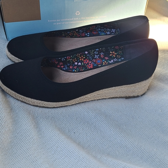LifeStride Karma black wedges size 9.5 - Picture 3 of 7